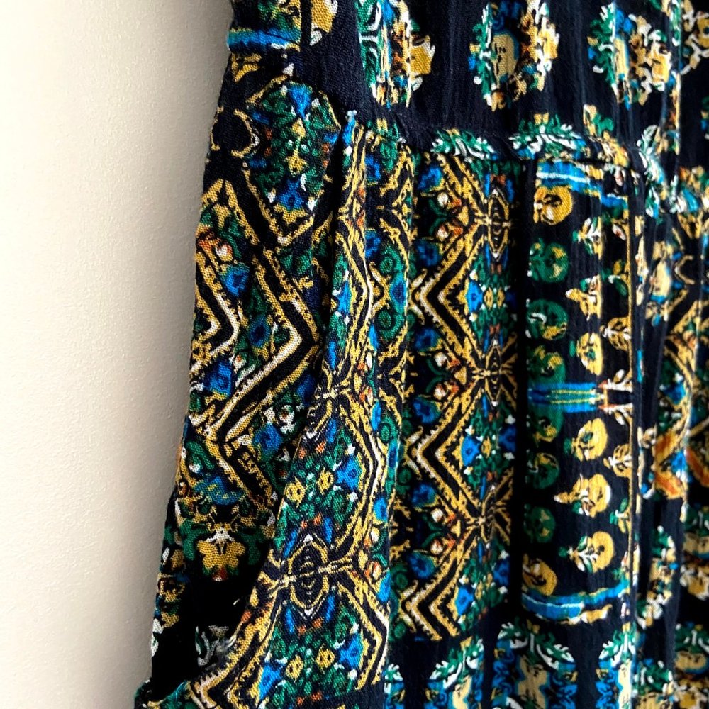 Multi-Patterned Romper With Back Bow - image 2